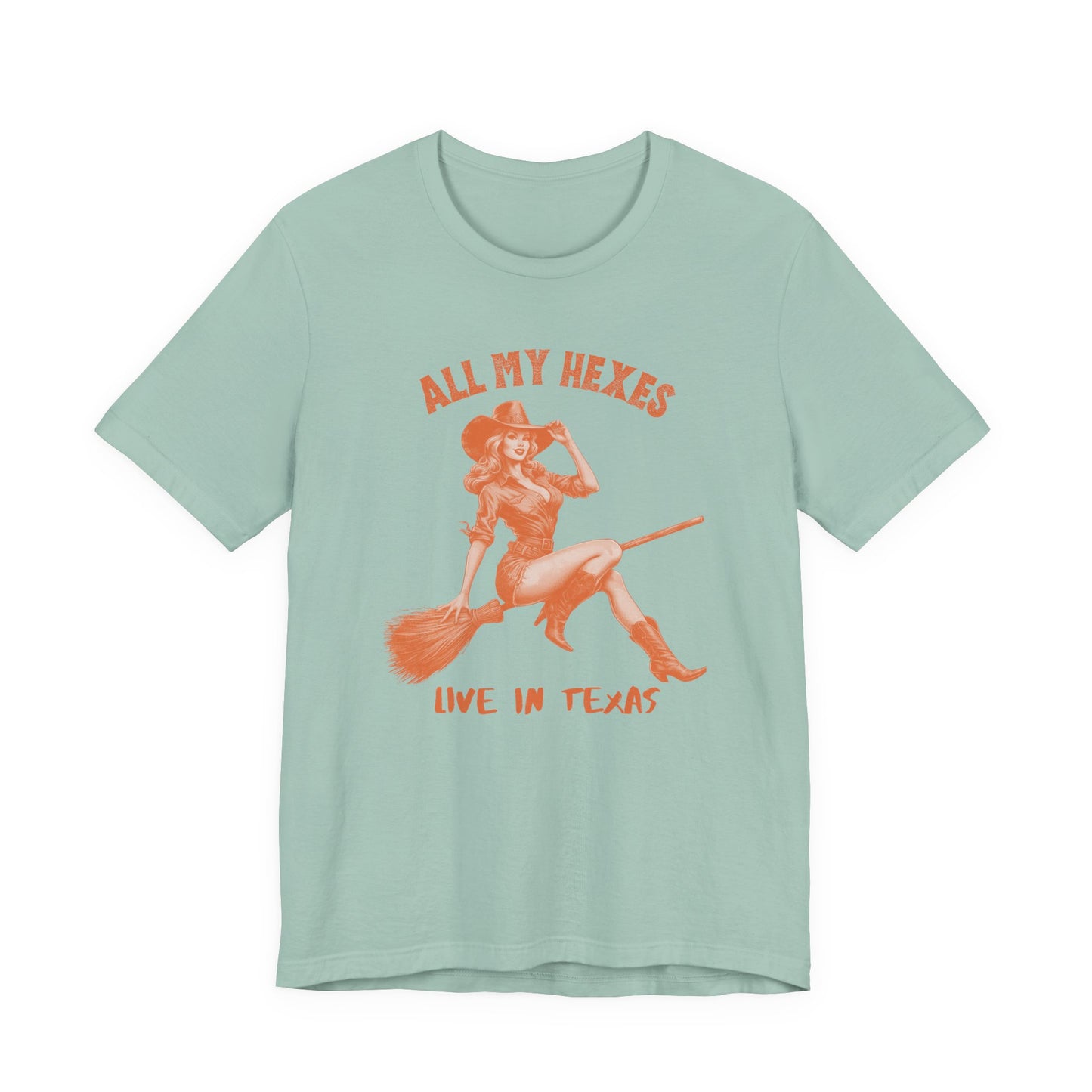 Witch Cowgirl Tee, Vintage Western Halloween T-Shirt, Witchy Vibes - PopCultureByDesign36