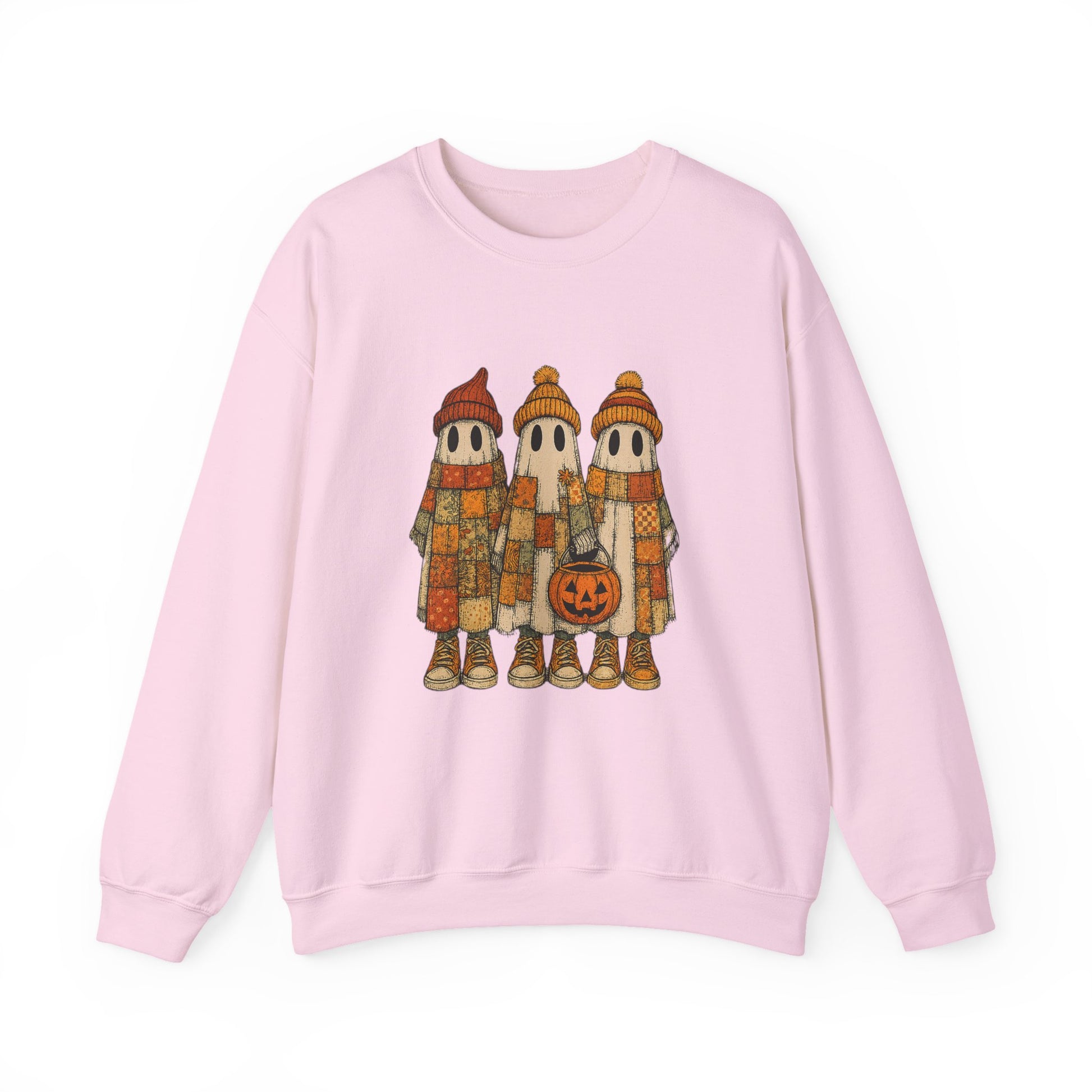 Halloween Ghost Trio Sweatshirt, Cute Fall Outfits, Spooky Season - PopCultureByDesign36