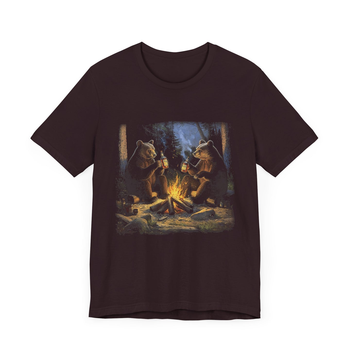 Beer Drinking Grizzly Bear Tshirt, Bear Lover Shirt, Camping Shirts - PopCultureByDesign36