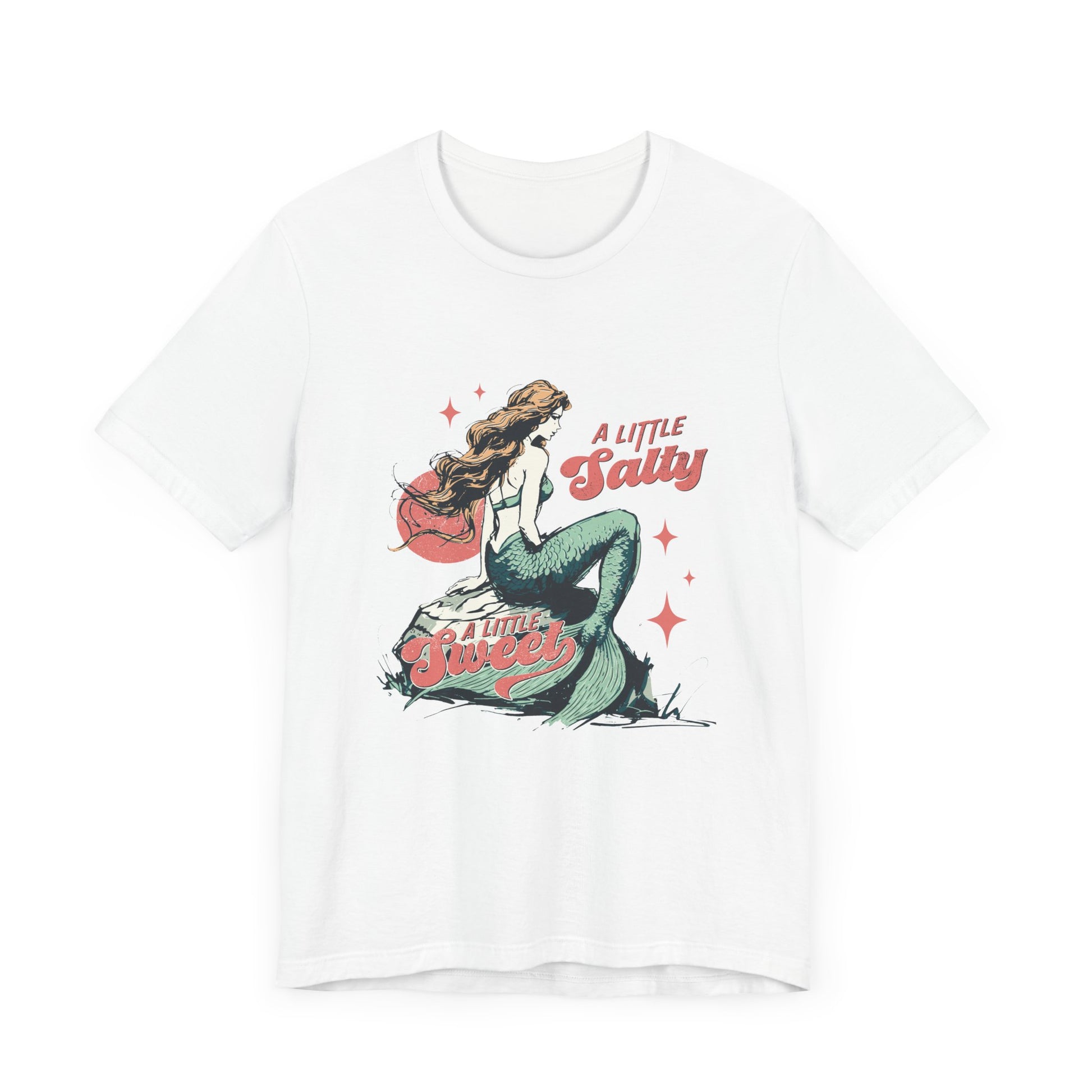 Mermaid TShirt, Summer Vibes Mermaid Shirt, Beach Sea Life - PopCultureByDesign36