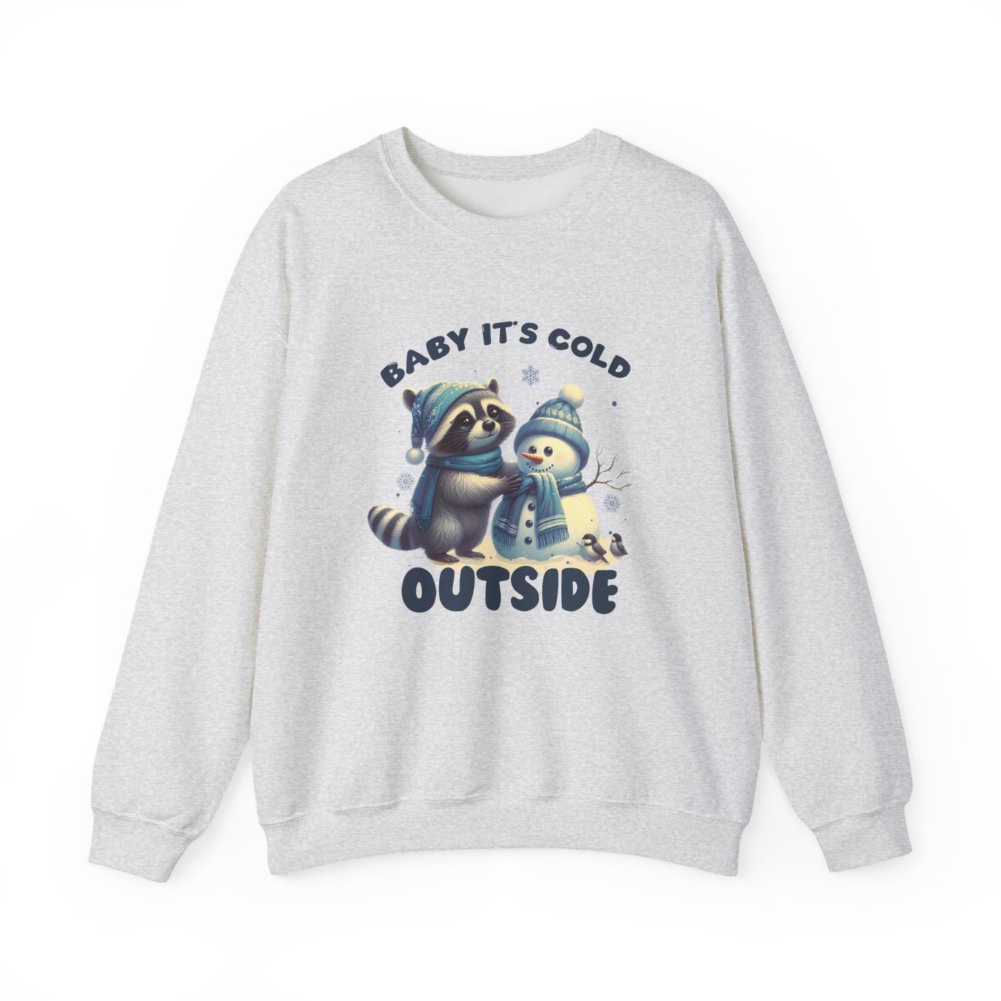 Baby Its Cold Outside Raccoon, Cute Christmas Raccoon, Winter Humor - PopCultureByDesign36