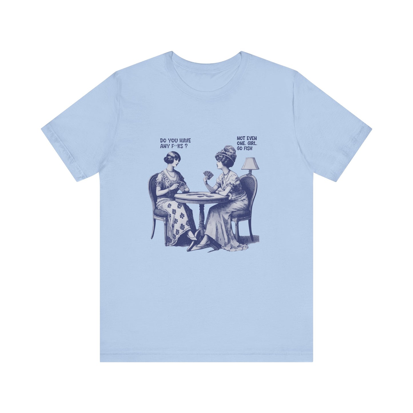 Funny Card Playing Tee, Card Playing Lovers Tee, Vintage Style Top - PopCultureByDesign36