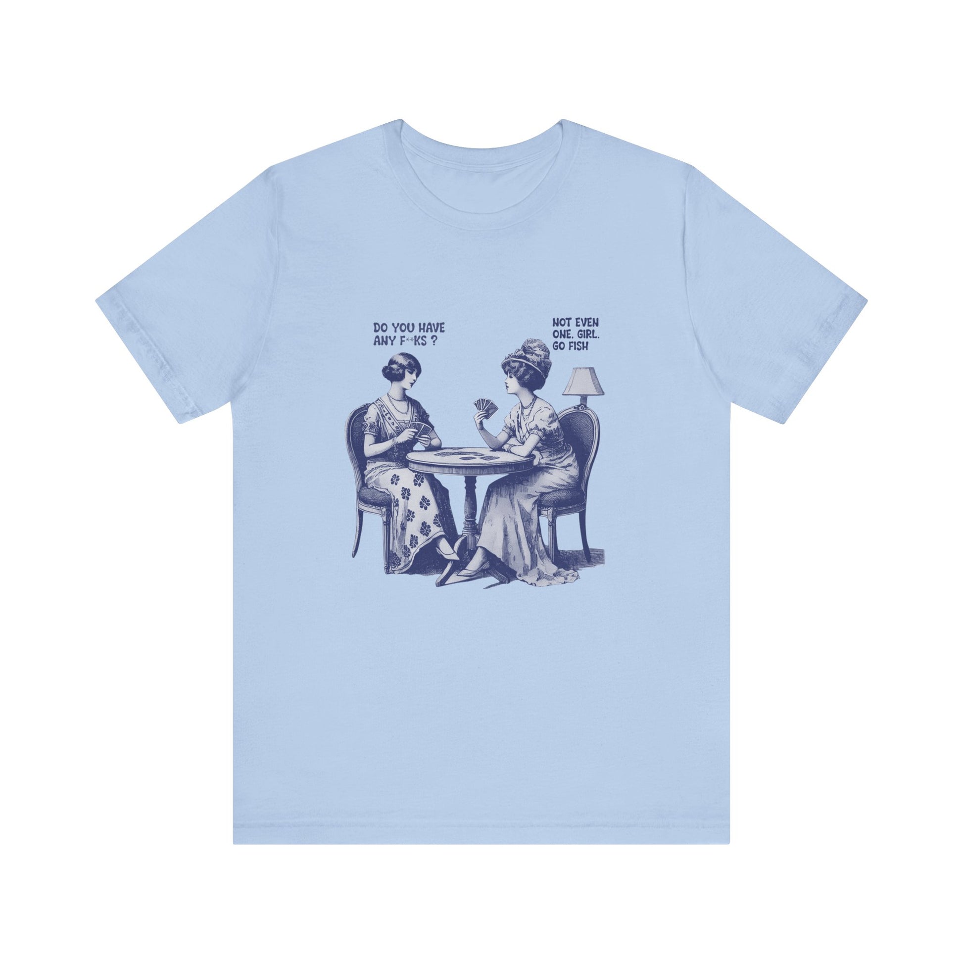 Funny Card Playing Tee, Card Playing Lovers Tee, Vintage Style Top - PopCultureByDesign36
