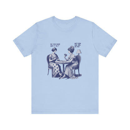 Funny Card Playing Tee, Card Playing Lovers Tee, Vintage Style Top - PopCultureByDesign36