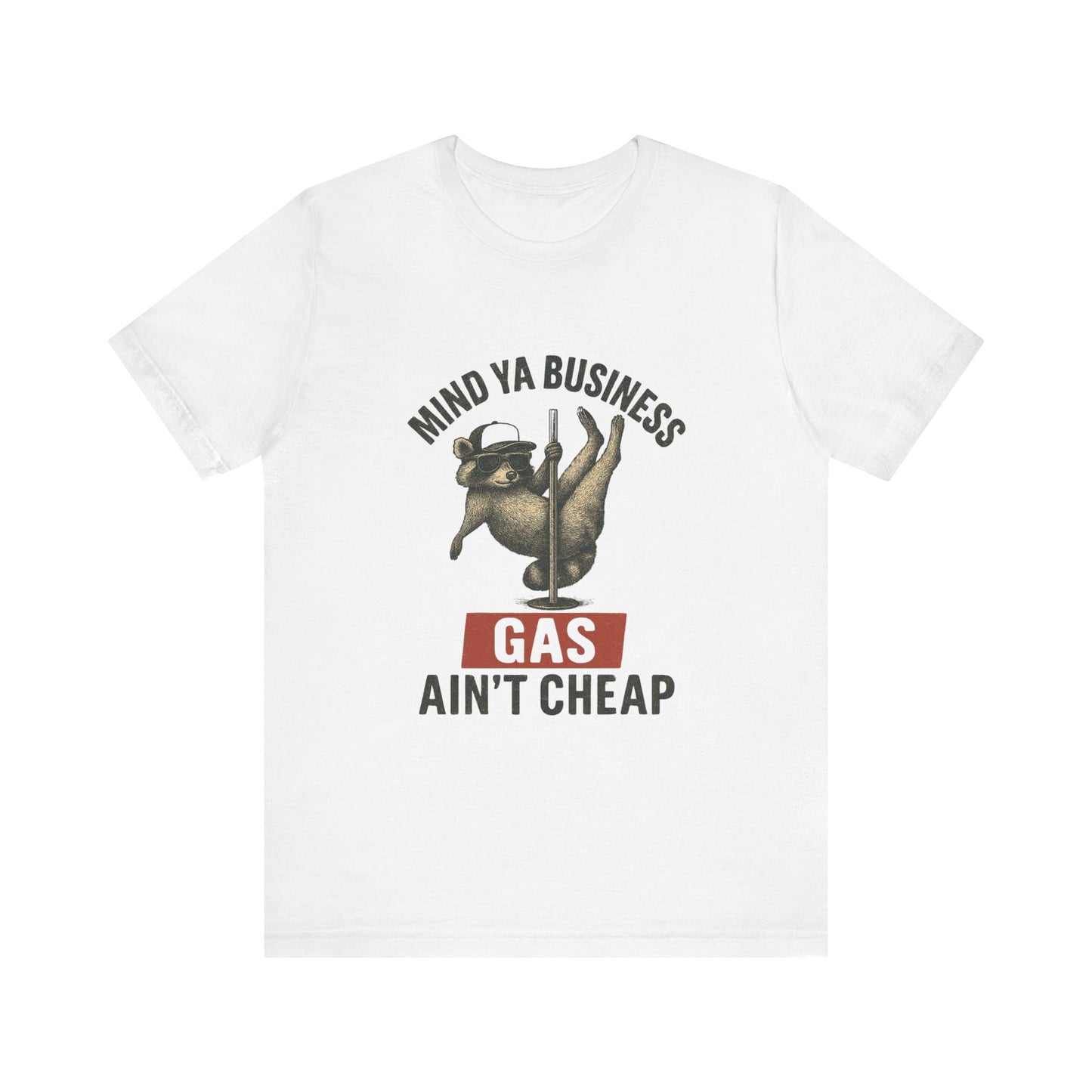 Funny Raccoon Pole Dancing Unisex Tee, Humorous Graphic Tee, - PopCultureByDesign36
