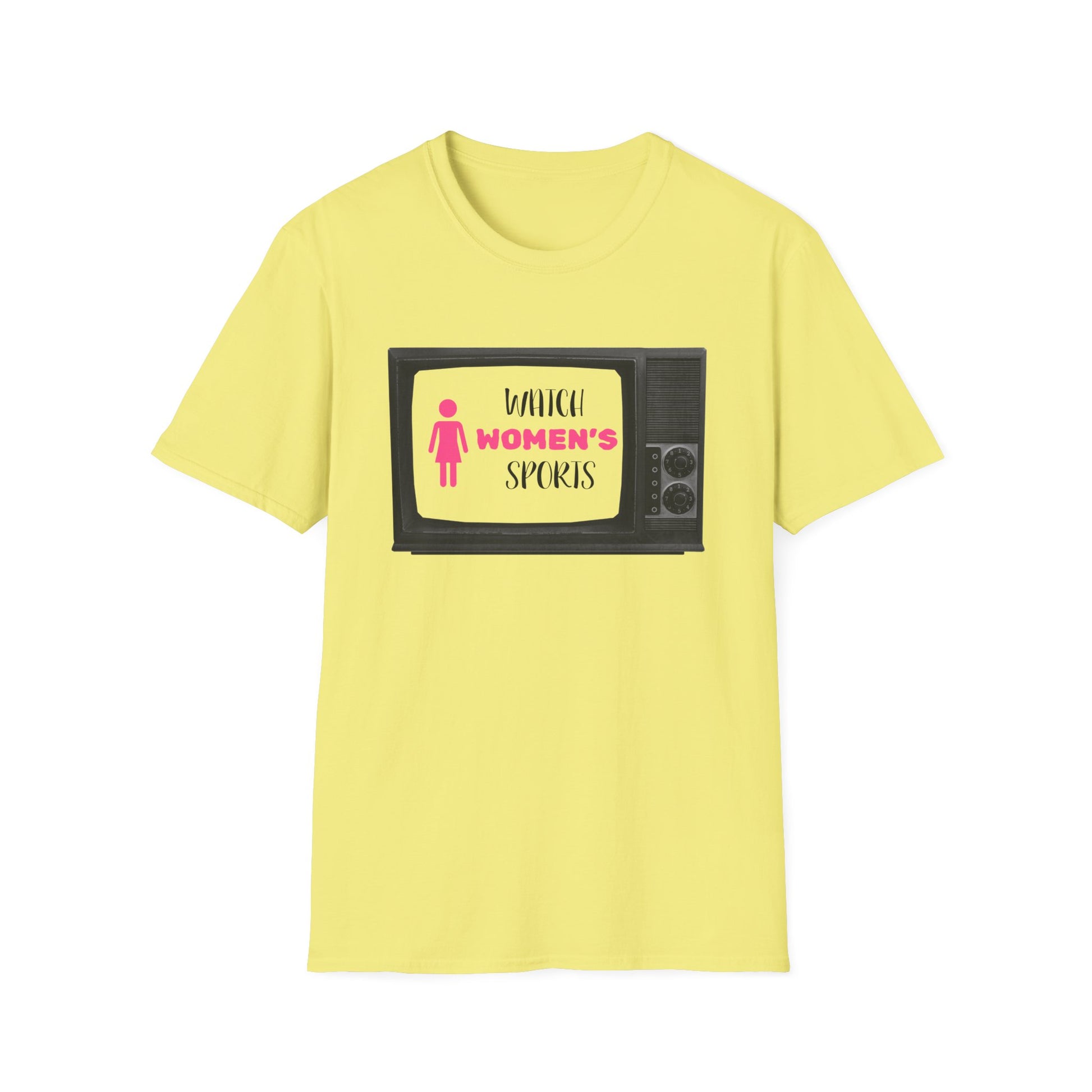 Watch Womens Sports, Women's Sports Supportive T-Shirt, Women In Sports - PopCultureByDesign36
