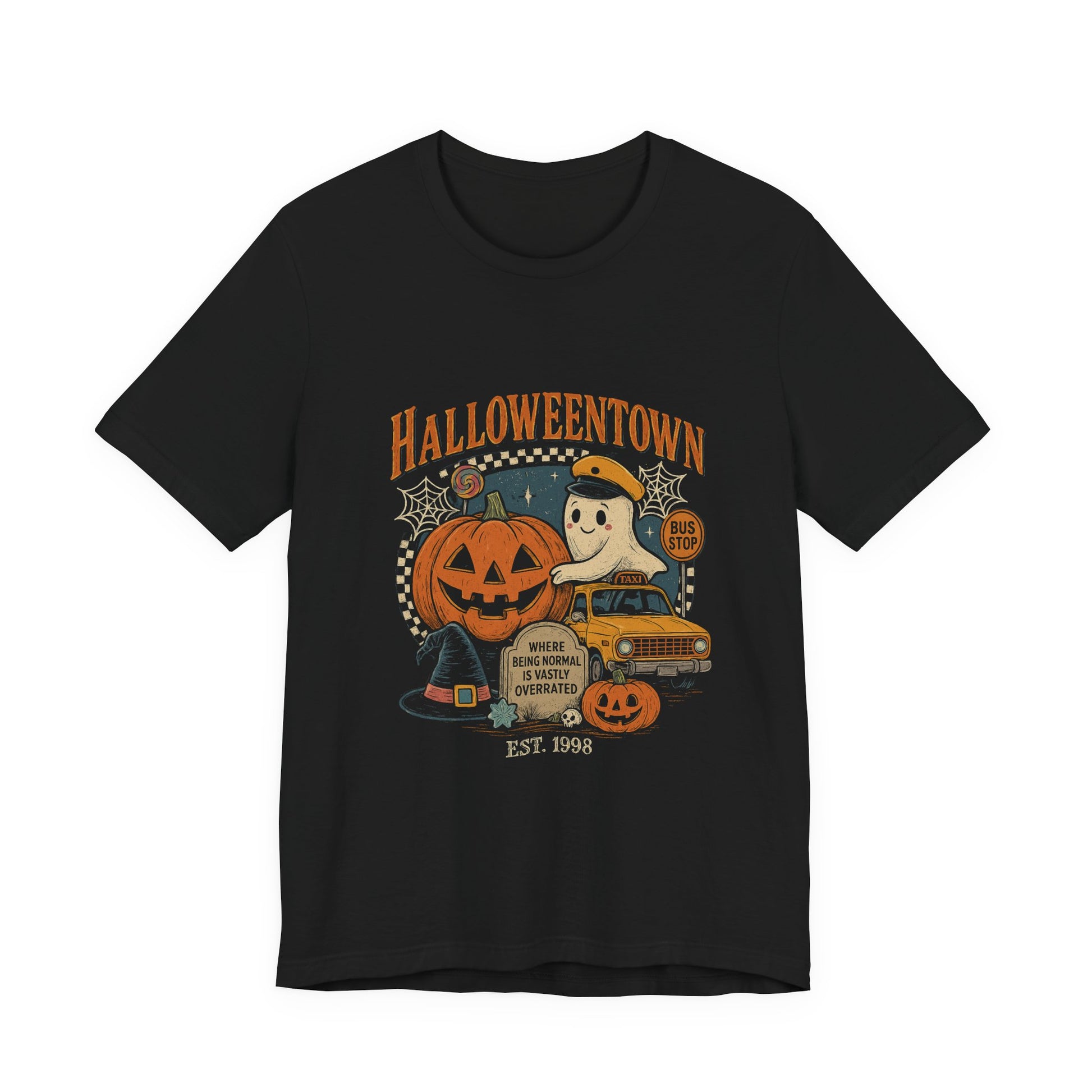 Cute Halloween Shirt, Halloweentown Travel Shirt, Retro Halloween Shirt - PopCultureByDesign36