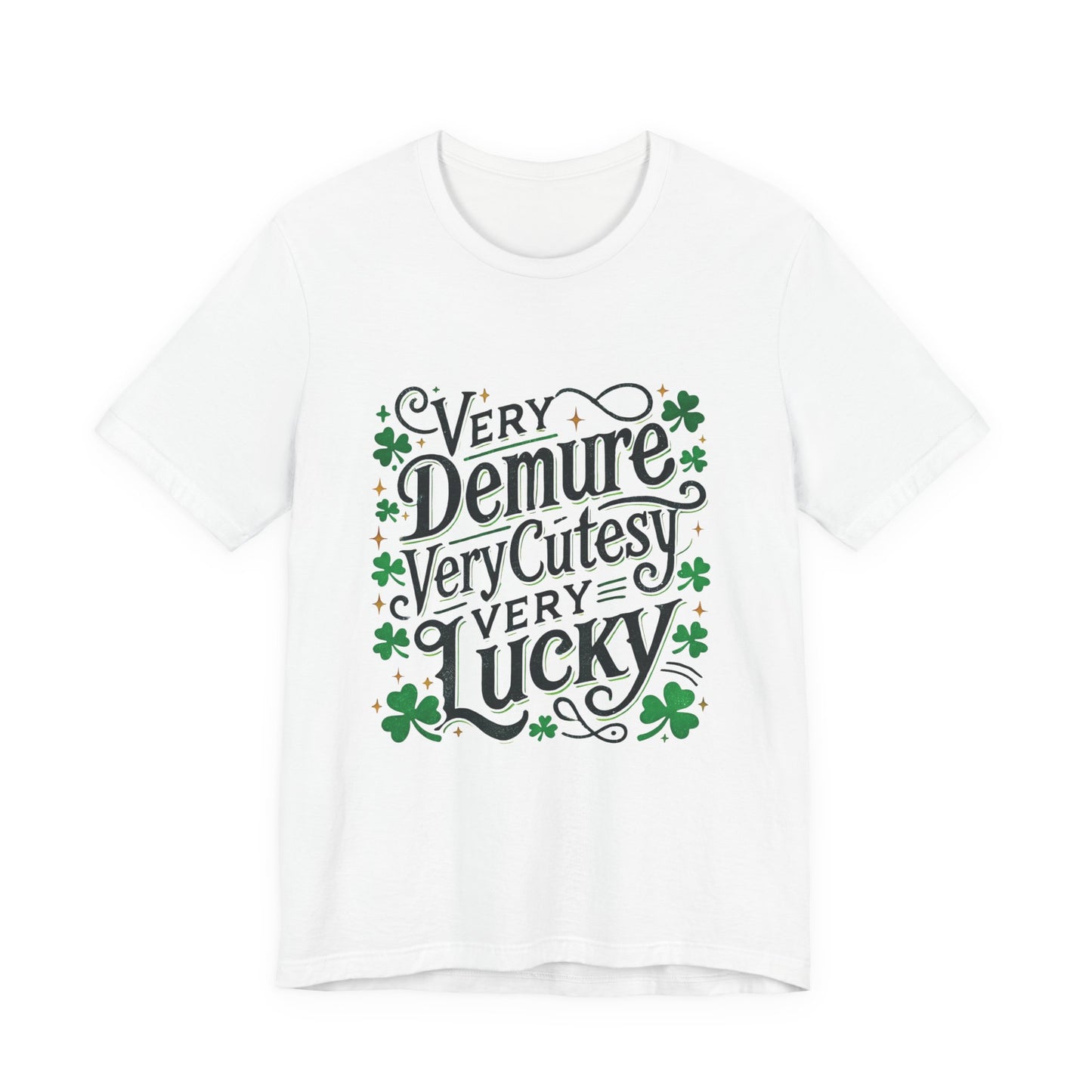 St Patrick's Day Tee, Irish Shamrock Tee, Feeling Lucky St Paddy's Shirt - PopCultureByDesign36