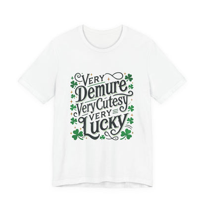 St Patrick's Day Tee, Irish Shamrock Tee, Feeling Lucky St Paddy's Shirt - PopCultureByDesign36