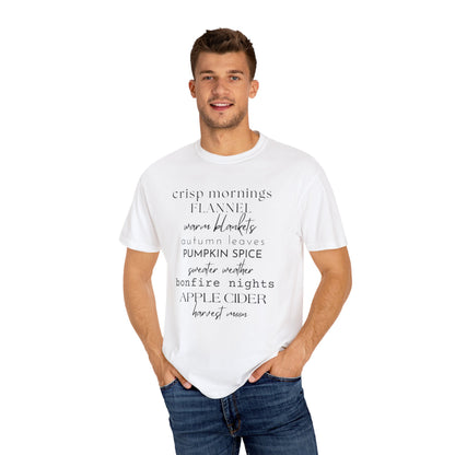 Cute Fall Comfort Colors® Shirt, Hello Fall Shirt, Fall Definition Shirt - PopCultureByDesign36