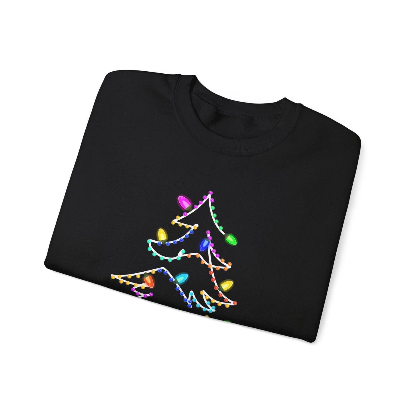 Swirly Christmas Tree with Lights, Neon Tree, Neon Colors Christmas - PopCultureByDesign36
