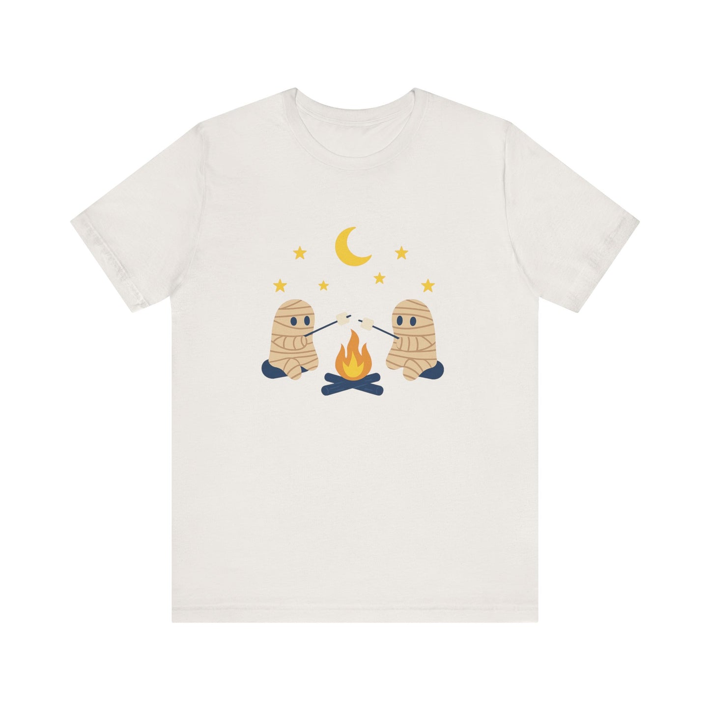 Camping Mummy Tee, Halloween Shirt, Spooky Camping Top - PopCultureByDesign36