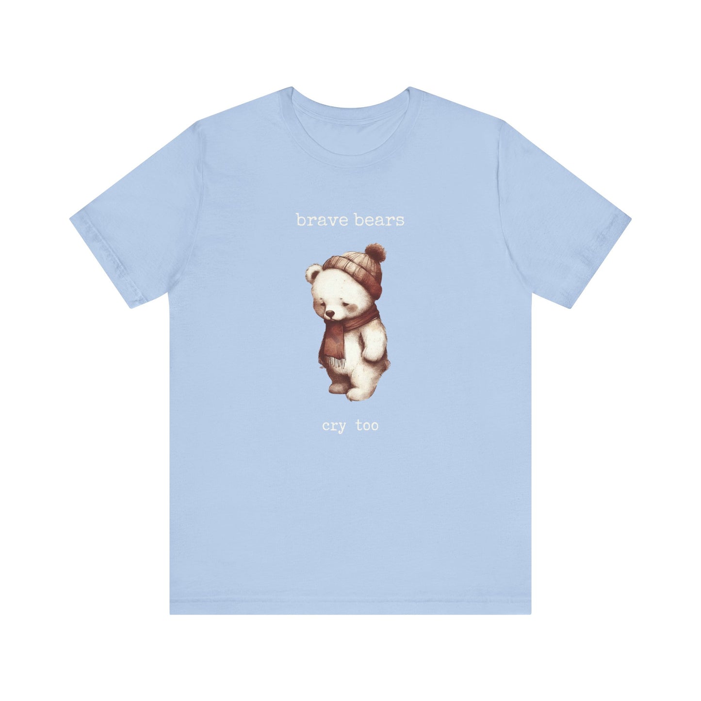 Brave Bears Cry Too Shirt, Vintage Bear Shirt, My tummy Hurts Shirt - PopCultureByDesign36