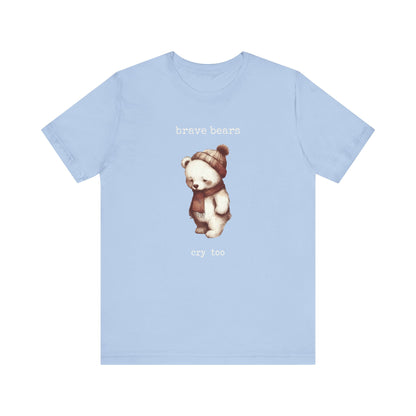 Brave Bears Cry Too Shirt, Vintage Bear Shirt, My tummy Hurts Shirt - PopCultureByDesign36