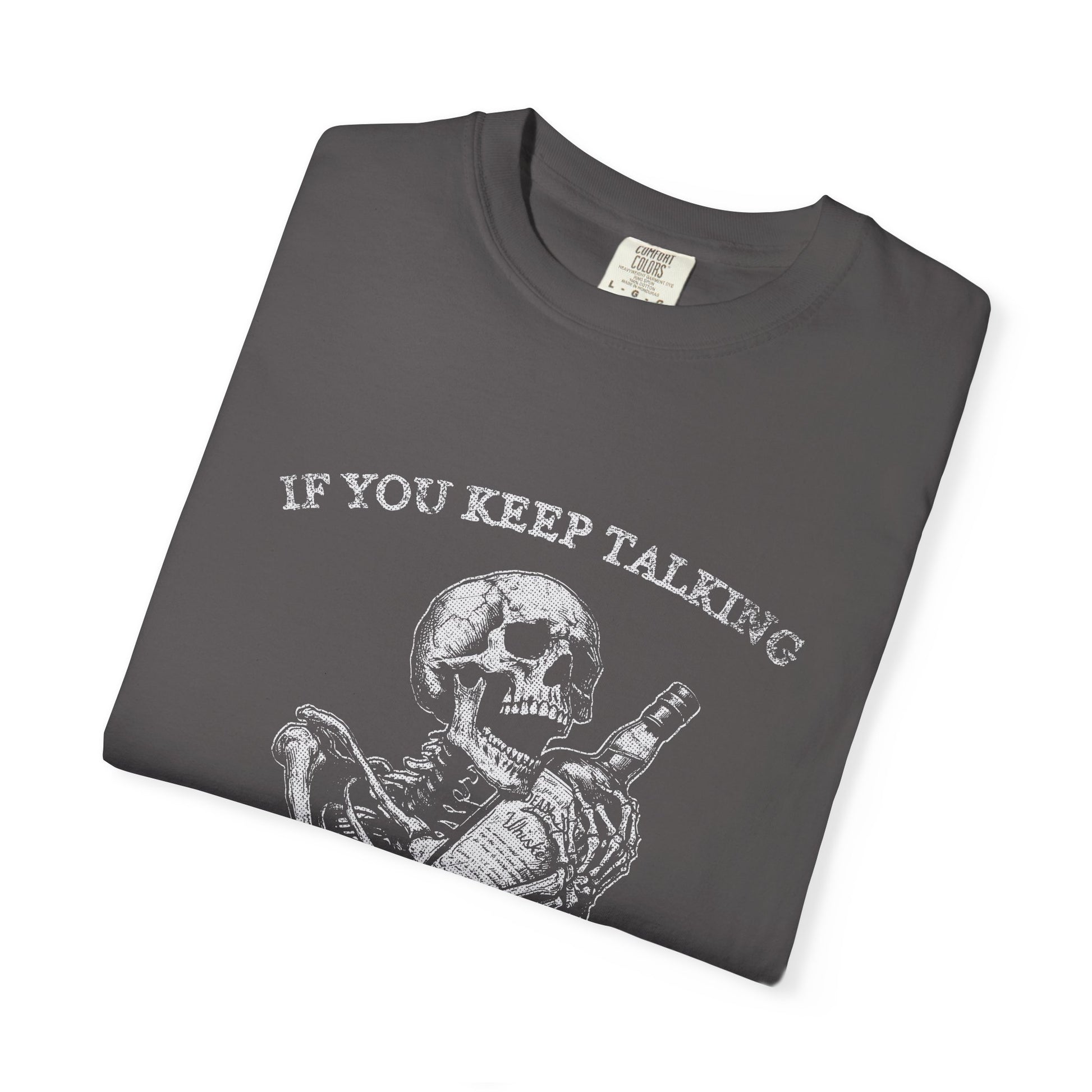 Skeleton Liquor T-shirt, Funny Drinking Tee, Alcohol Lover Gift - PopCultureByDesign36