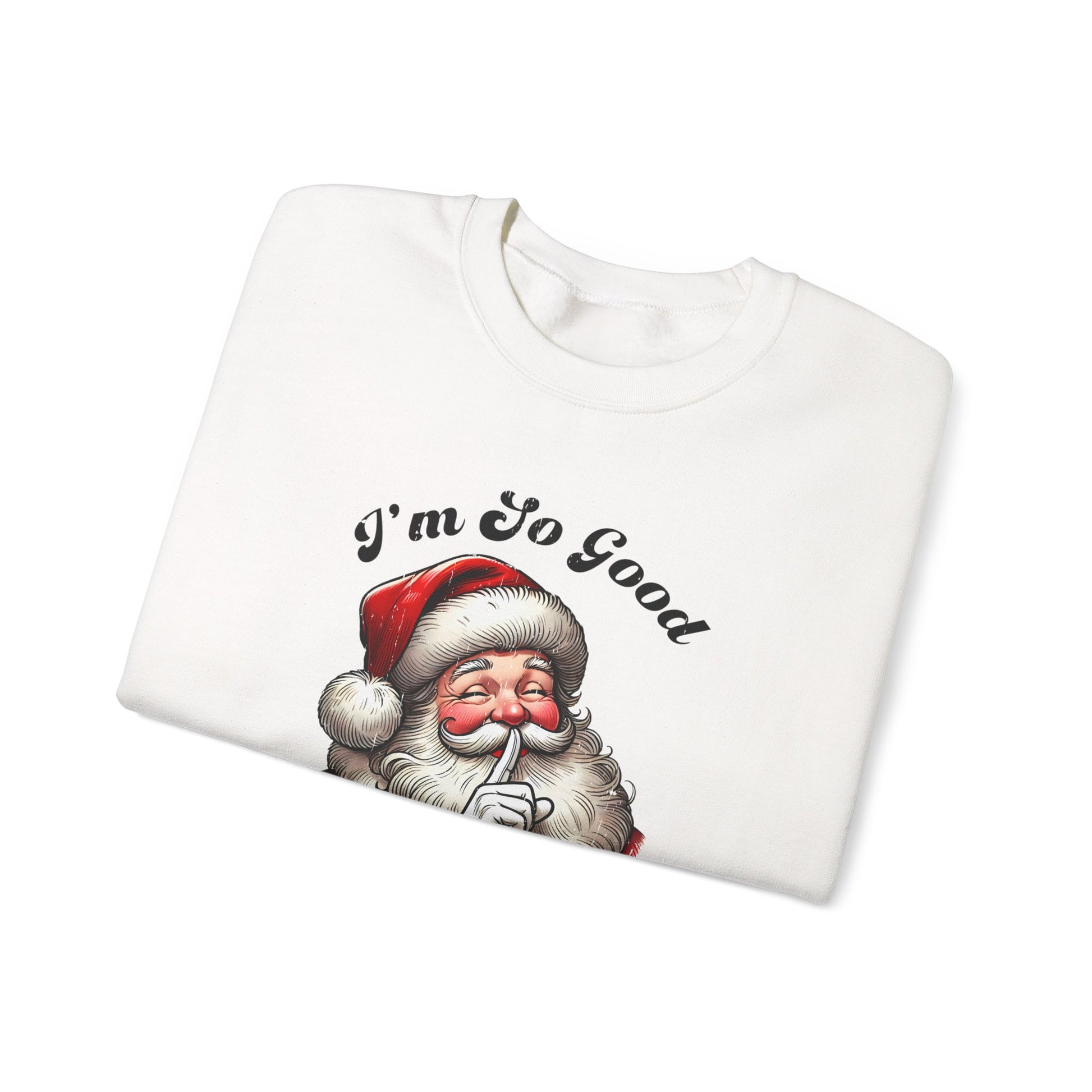 Funny Santa Sweatshirt, Women Ugly Christmas Sweatshirt, Holiday Sweatshirt - PopCultureByDesign36