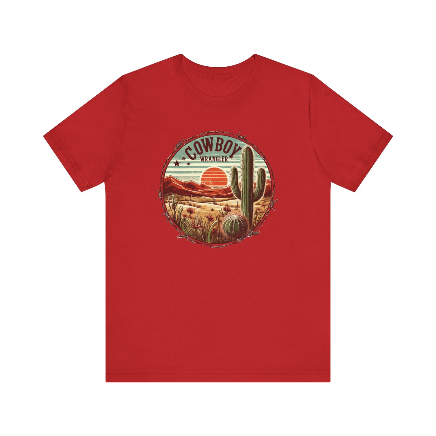 Cowboy Wrangler Shirt, Texas Shirt, Country Music Shirt, Western Shirt - PopCultureByDesign36