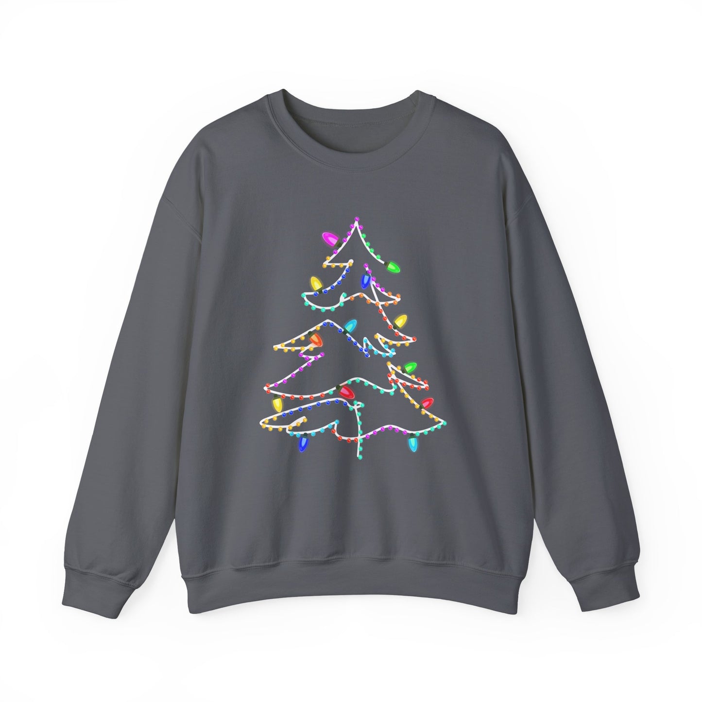 Swirly Christmas Tree with Lights, Neon Tree, Neon Colors Christmas - PopCultureByDesign36