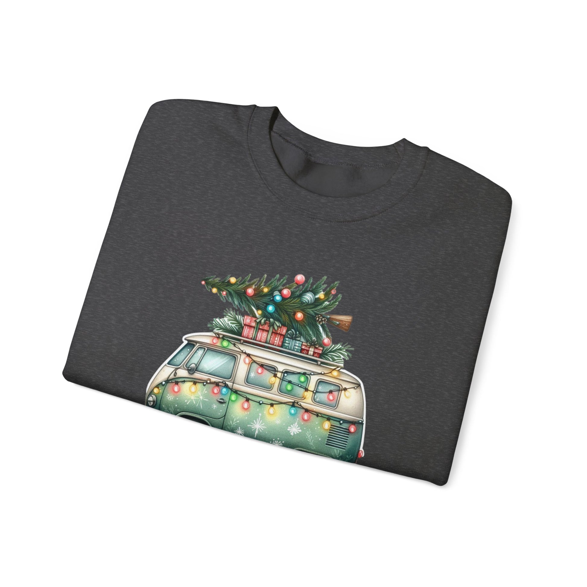 Jingle All The Way Sweatshirt, Christmas Family Sweater, Christmas Van Sweatshirt - PopCultureByDesign36
