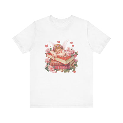 Reading Cupid Shirt, Funny Cupid Shirt, Cupid Love Shirt, Book Reader Shirt - PopCultureByDesign36