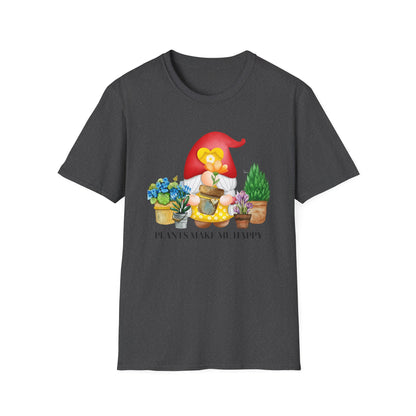 Plants make me happy, Funny Gardening Shirt, Botanic Shirt, Gift for Plant Lover - PopCultureByDesign36