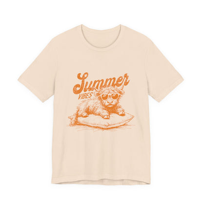 Summer Vibes Highland Cow Shirt, Western Shirt, Cow Shirt - PopCultureByDesign36