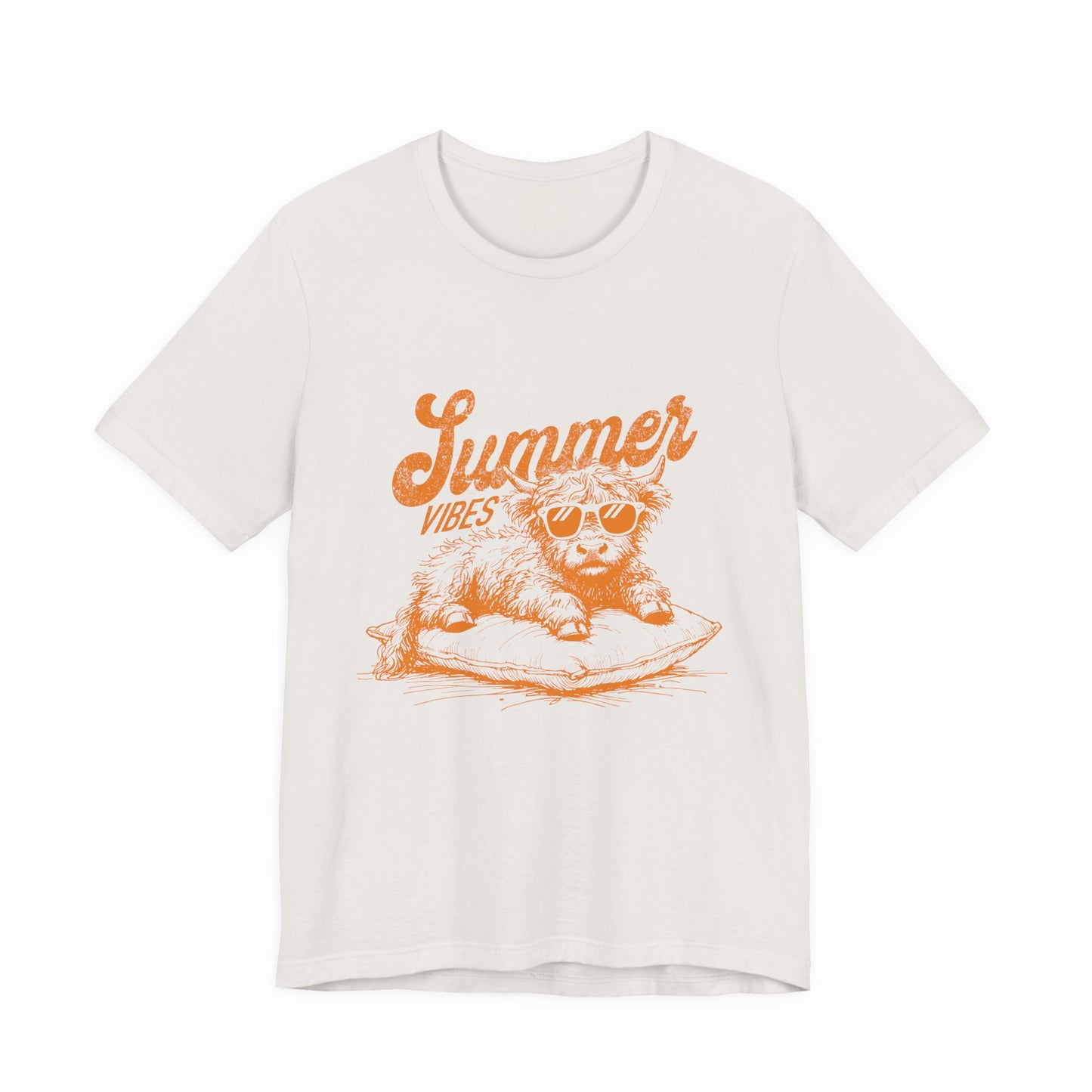 Summer Vibes Highland Cow Shirt, Western Shirt, Cow Shirt - PopCultureByDesign36
