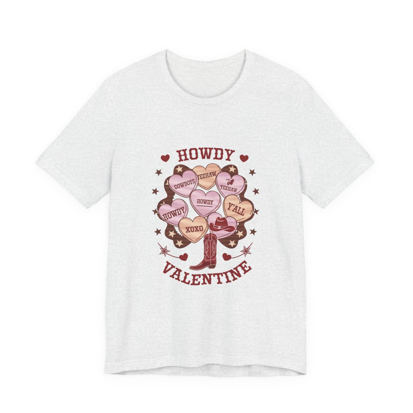 Candy Heart Shirt, Valentine's Day Gift, Country Conversation Hearts Shirt - PopCultureByDesign36