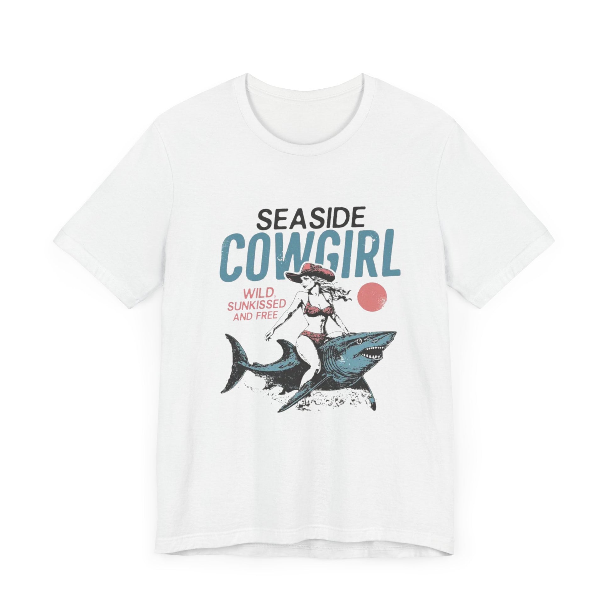 Seaside cowgirl retro summer Shirt, Western beach Shirt, Wild sunkissed Shirt - PopCultureByDesign36