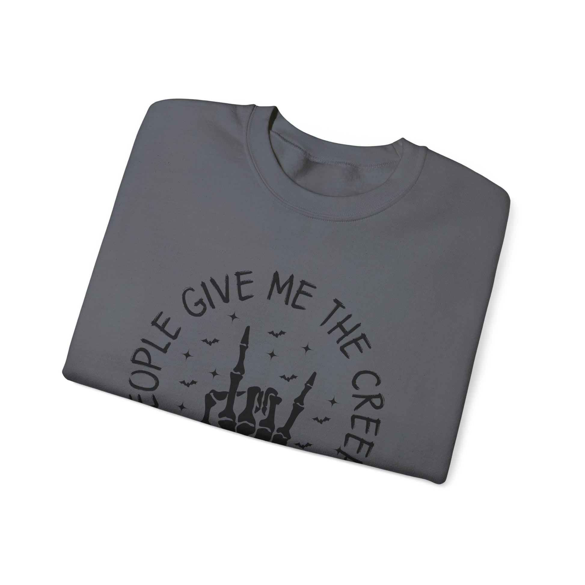 The Creeps Sweatshirt, Skeleton Hands Shirt, Skull Halloween Sweatshirt - PopCultureByDesign36