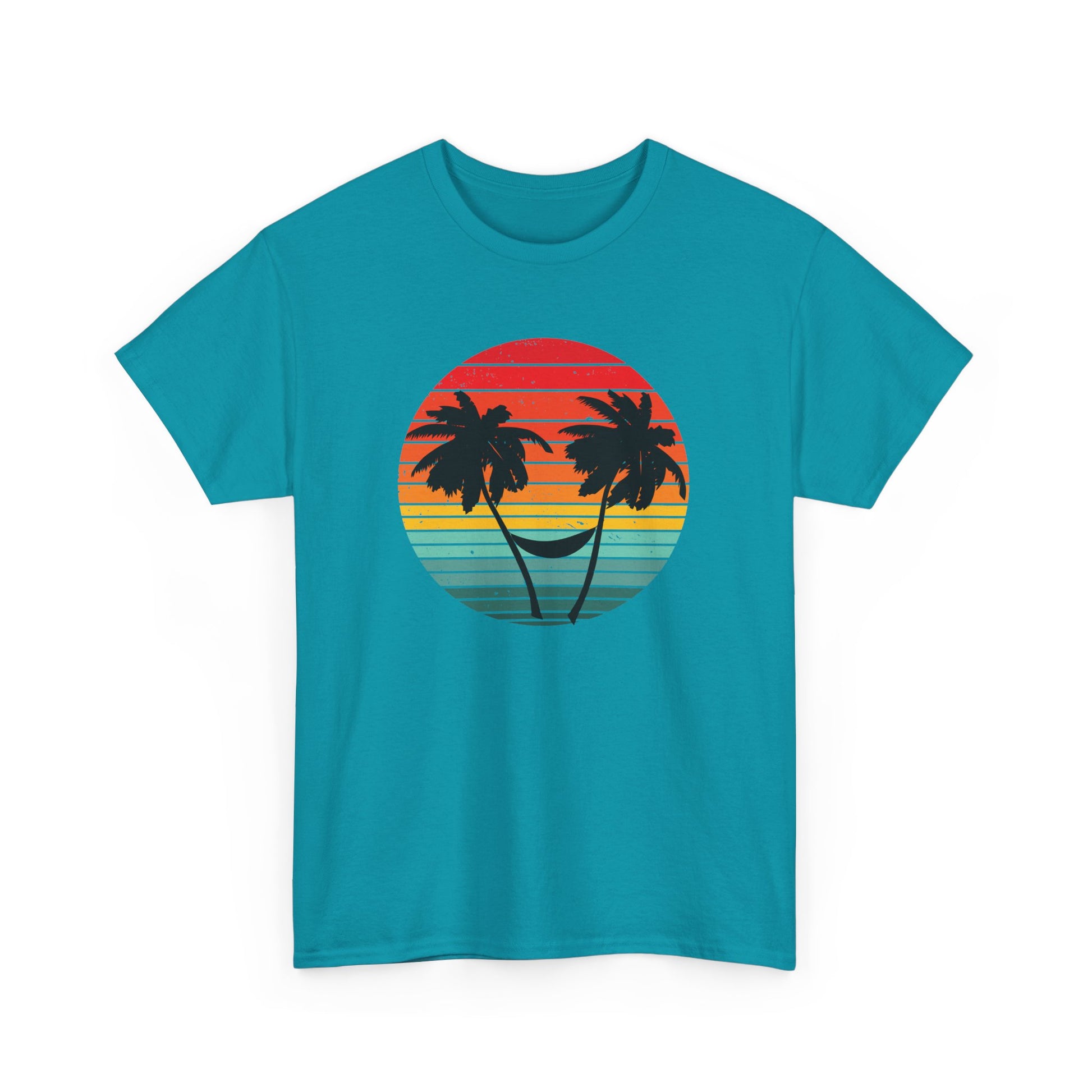 Retro sunset, Palm Tree shirt, Beach vibes shirt, Summer time - PopCultureByDesign36