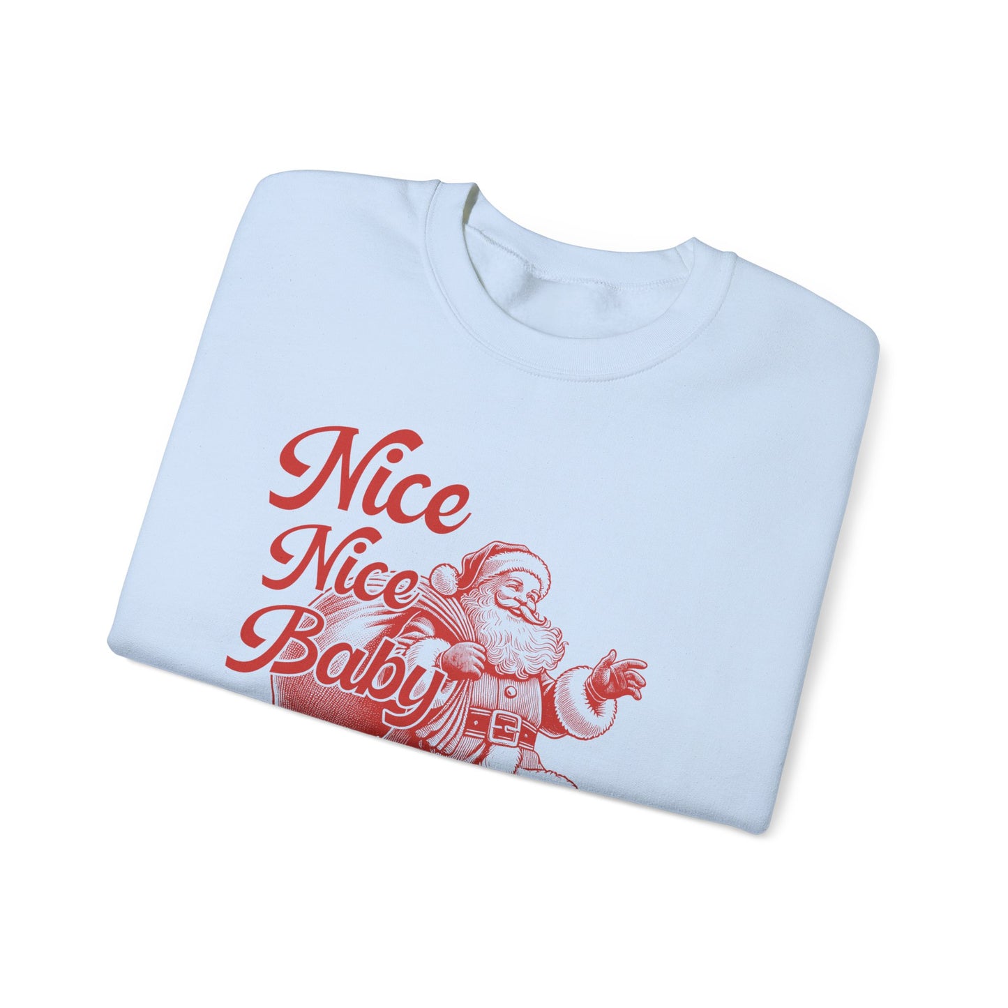 Nice Nice Baby, xmas Sweatshirt, Family christmas, Christmas Jolly, Christmas sweatshirt for Women, retro christmas, retro Santa sweatshirt - PopCultureByDesign36