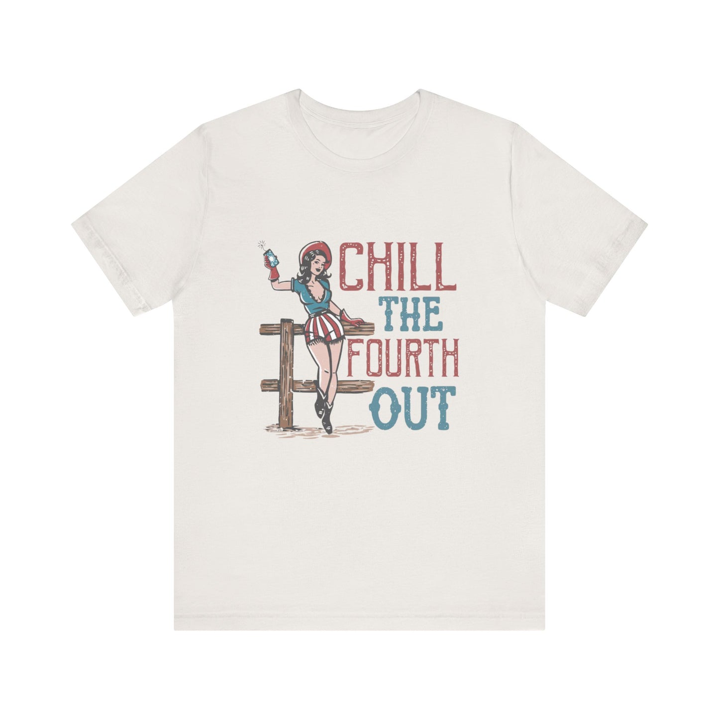 Cowgirl July 4th Retro Shirt, 4th of July Boho Independence Day Tee - PopCultureByDesign36