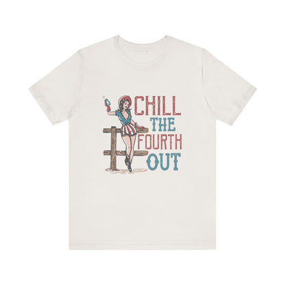 Cowgirl July 4th Retro Shirt, 4th of July Boho Independence Day Tee - PopCultureByDesign36