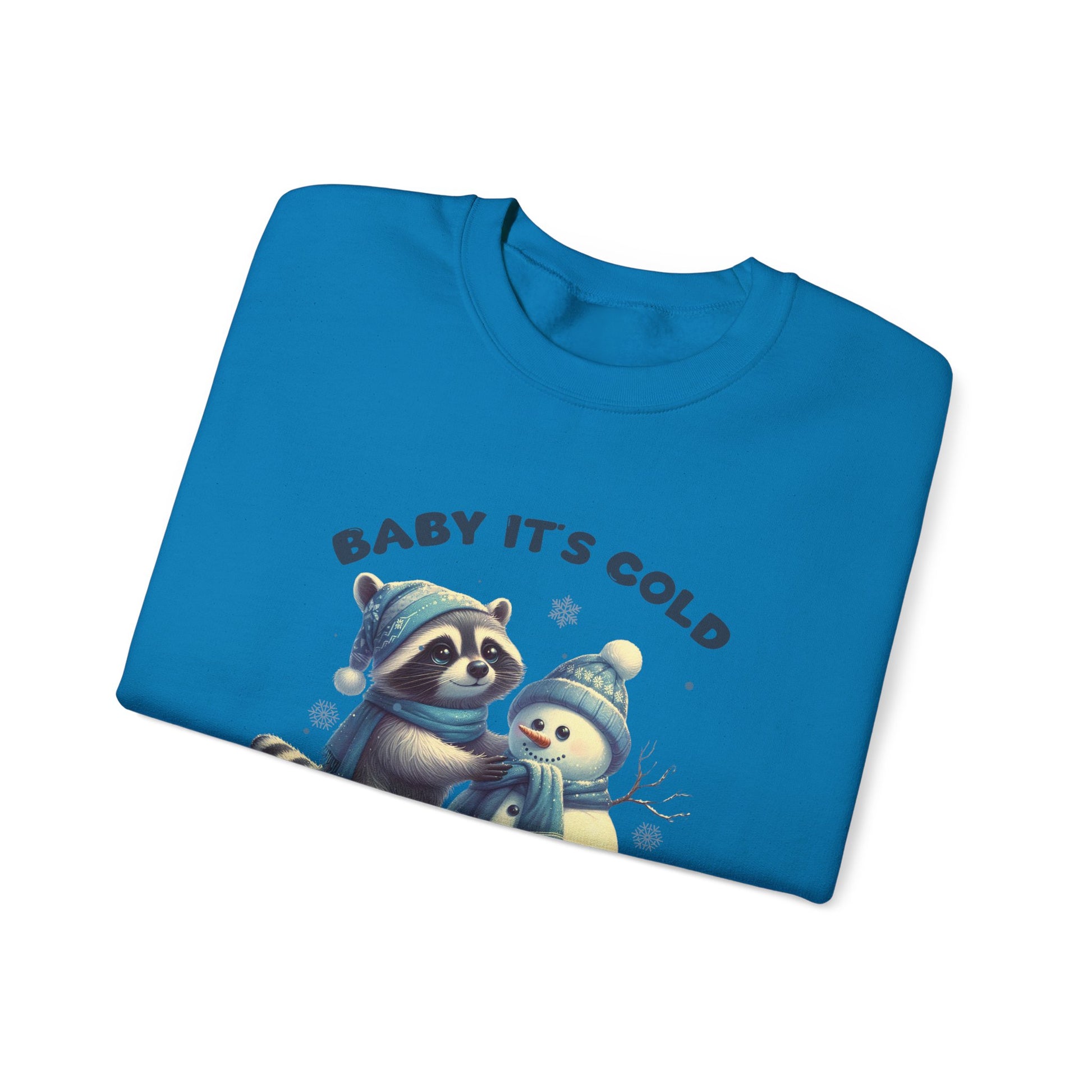 Baby Its Cold Outside Raccoon, Cute Christmas Raccoon, Winter Humor - PopCultureByDesign36