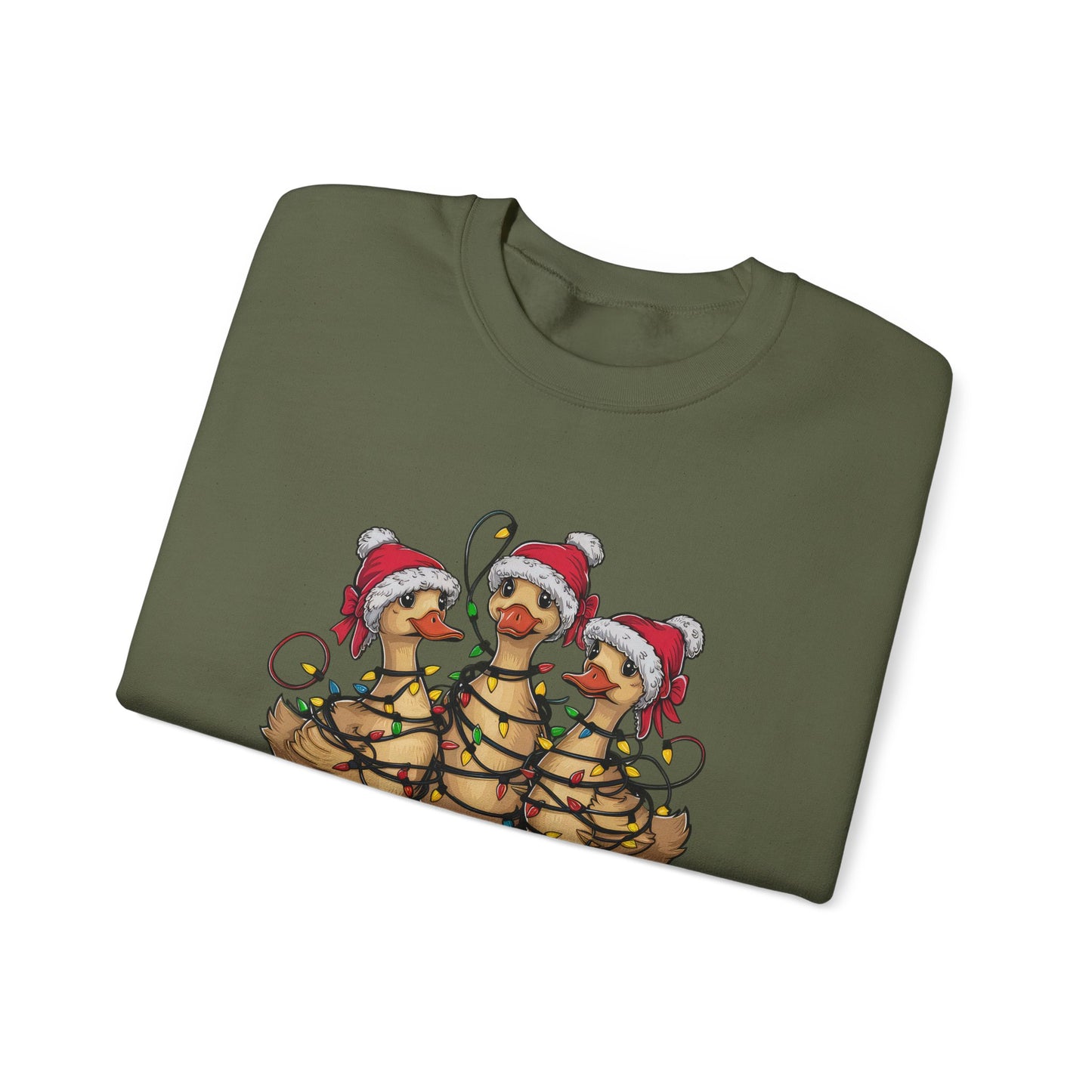 Christmas Ducks Sweatshirt, Funny Animals Christmas Sweatshirt - PopCultureByDesign36
