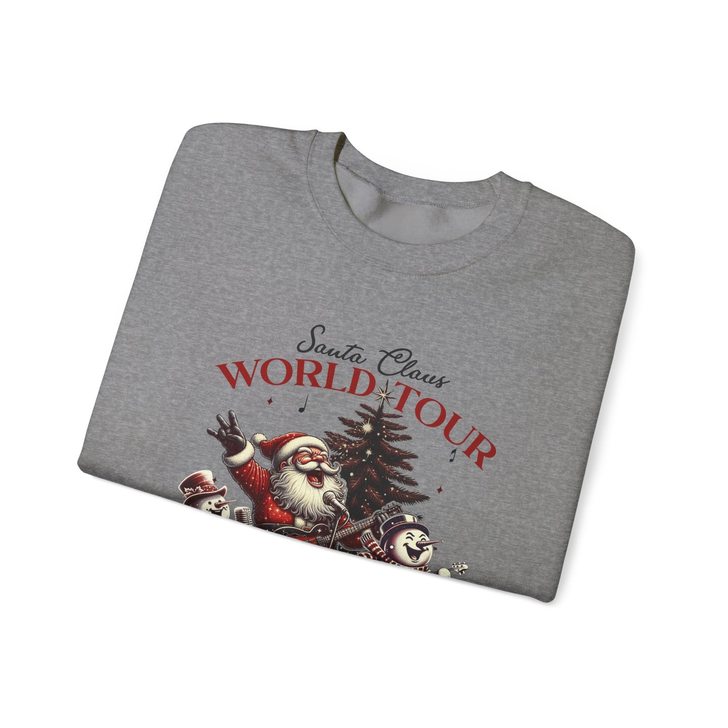 Santa Claus World Tour Christmas Shirt, Santa Claus Shirt, Funny Santa Christmas Shirt - PopCultureByDesign36