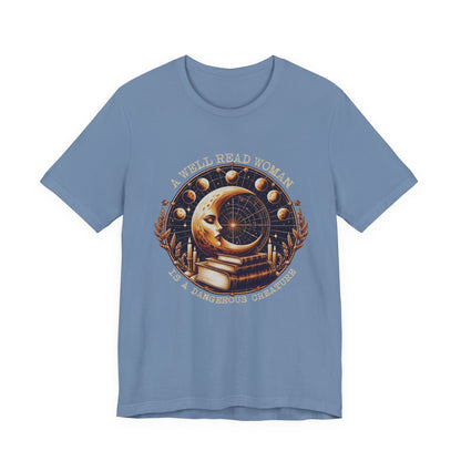 Reading Shirt, Librarian Shirt, Celestial Shirt, Book Lover Tee - PopCultureByDesign36