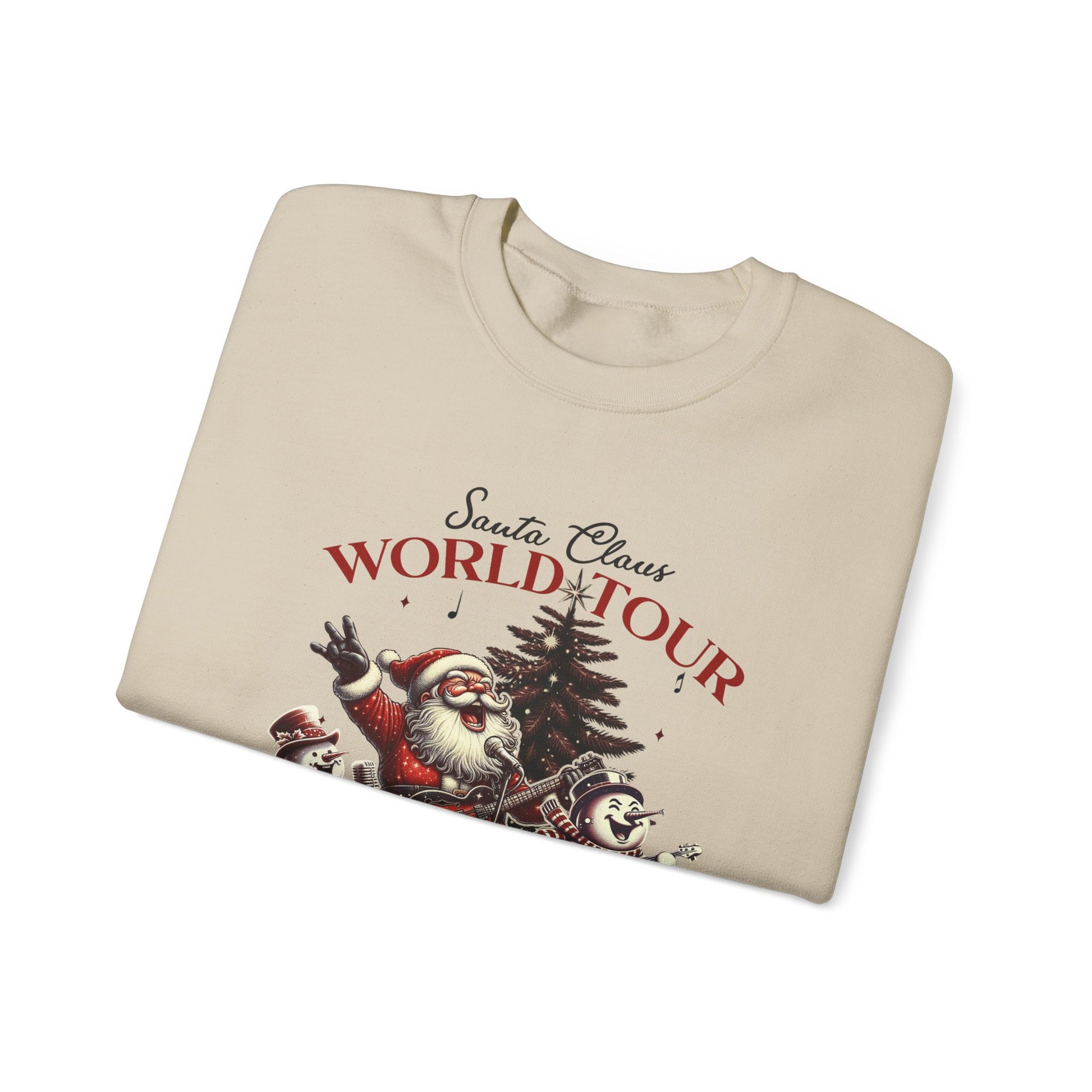 Santa Claus World Tour Christmas Shirt, Santa Claus Shirt, Funny Santa Christmas Shirt - PopCultureByDesign36