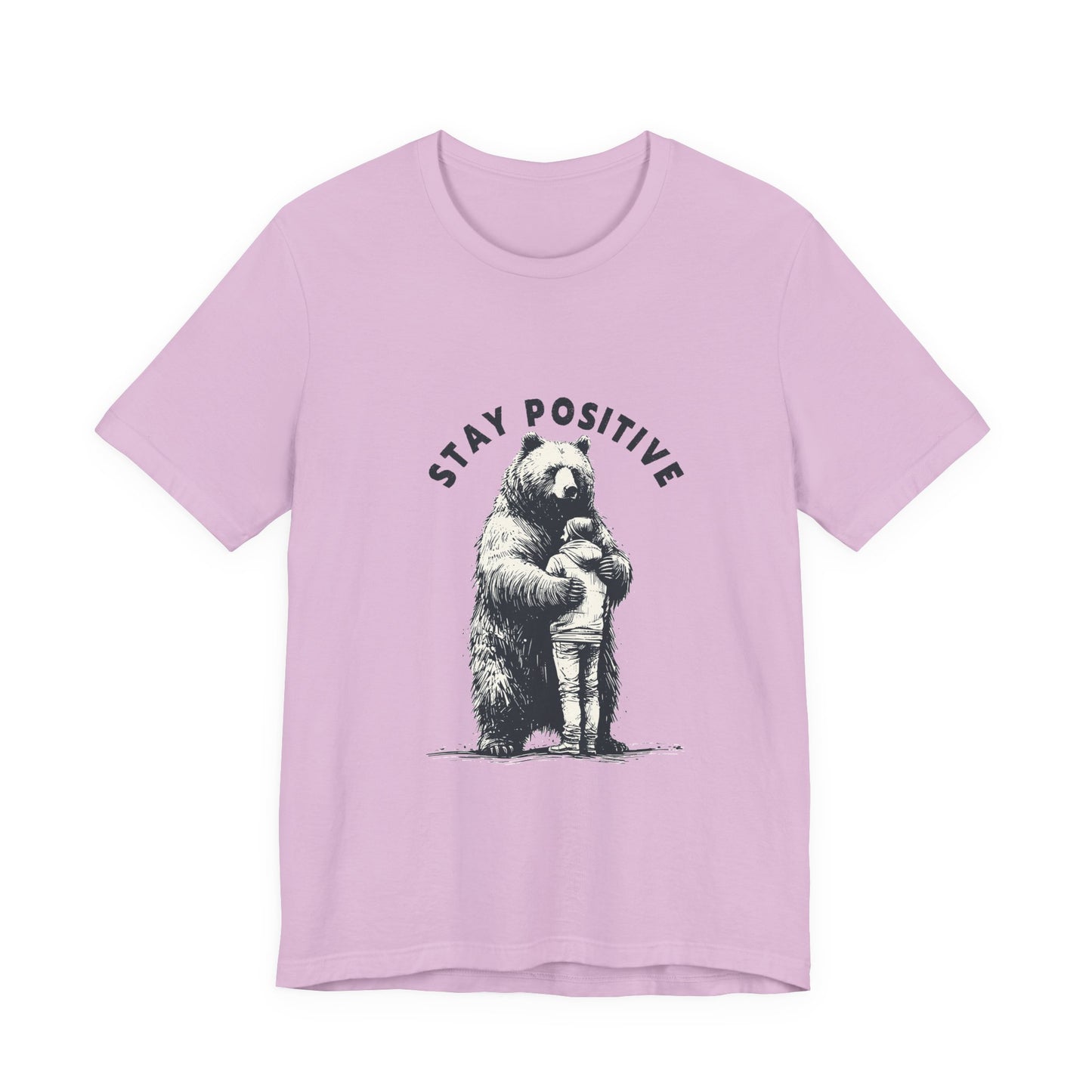 Stay Positive Bear Hug Shirt, Mental Health Shirt, Bear Hug Tee - PopCultureByDesign36