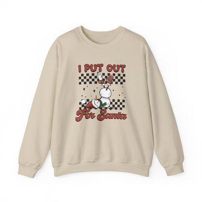 I Put Out For Santa Sweatshirt, Funny Christmas Sweatshirt, Funny Santa Sweatshirt - PopCultureByDesign36