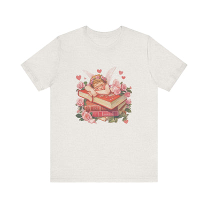 Reading Cupid Shirt, Funny Cupid Shirt, Cupid Love Shirt, Book Reader Shirt - PopCultureByDesign36