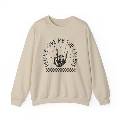 The Creeps Sweatshirt, Skeleton Hands Shirt, Skull Halloween Sweatshirt - PopCultureByDesign36
