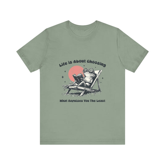 Funny Frog Reading Shirt, Sarcastic Frog Shirt, Frog with Glasses Shirt - PopCultureByDesign36