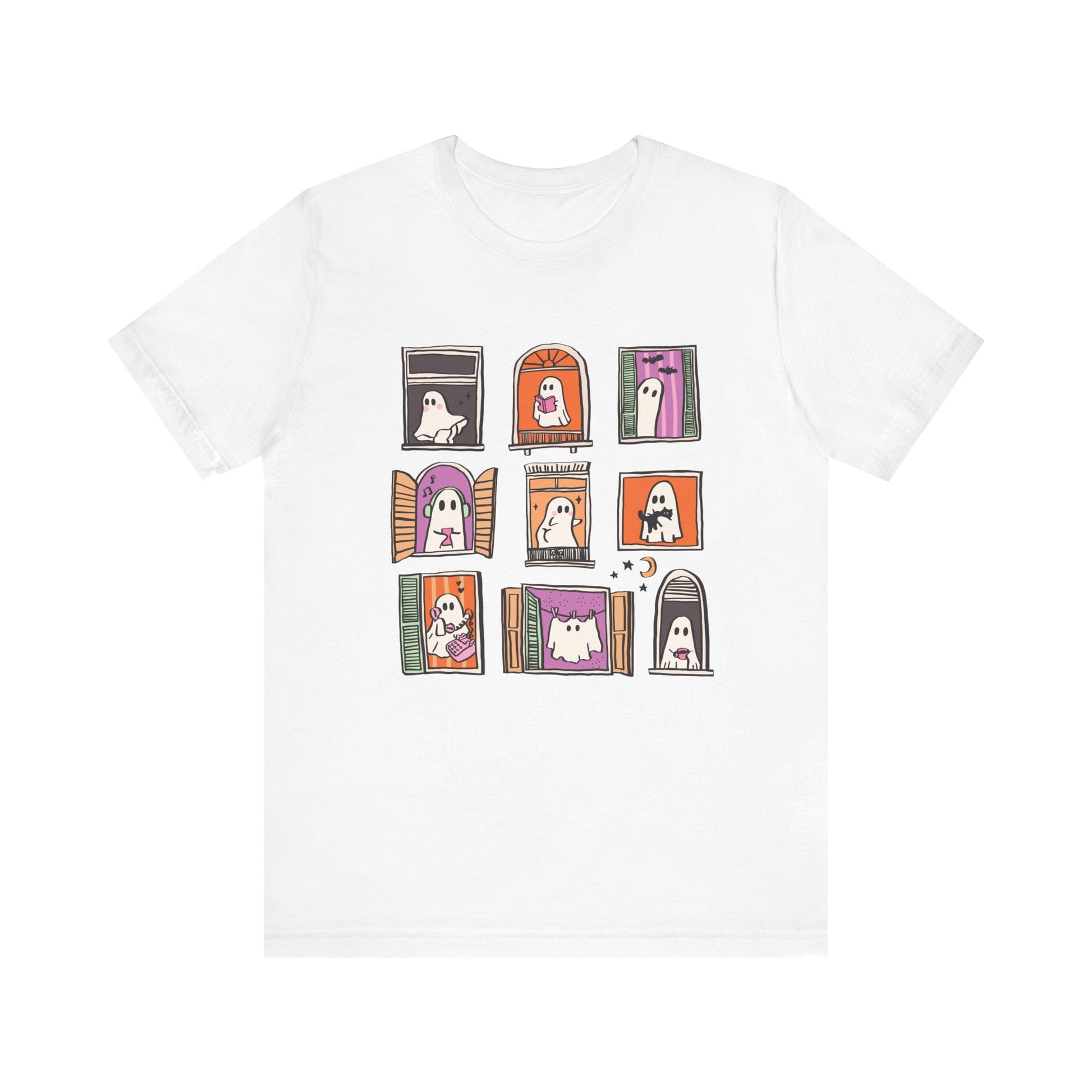 Ghostly Frames T-Shirt, Halloween Tee, Spooky Shirt - PopCultureByDesign36