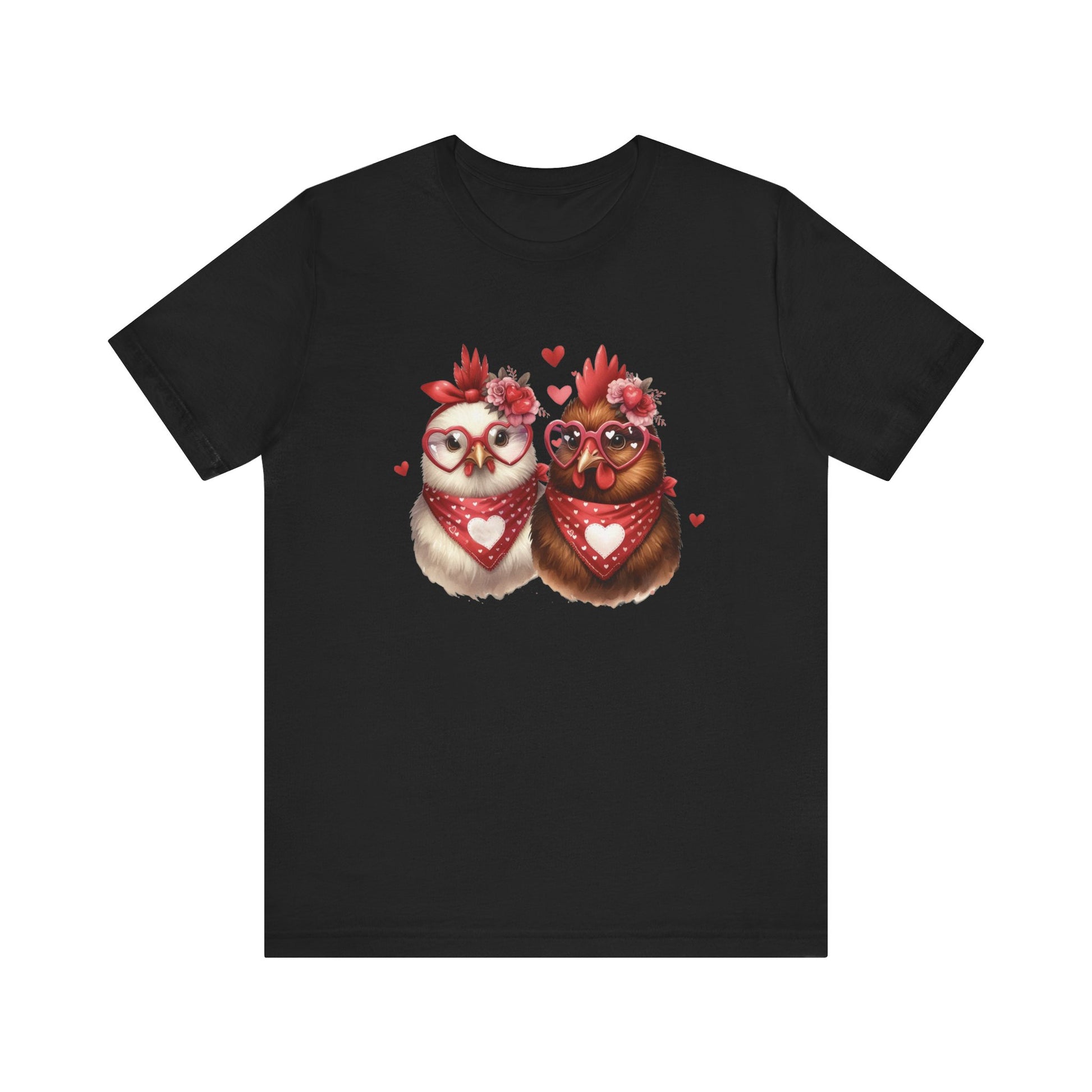 Valentines Day Farm Chickens Shirt, Valentine Farm Shirt, Chicken Shirt - PopCultureByDesign36