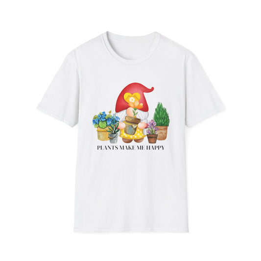 Plants make me happy, Funny Gardening Shirt, Botanic Shirt, Gift for Plant Lover - PopCultureByDesign36