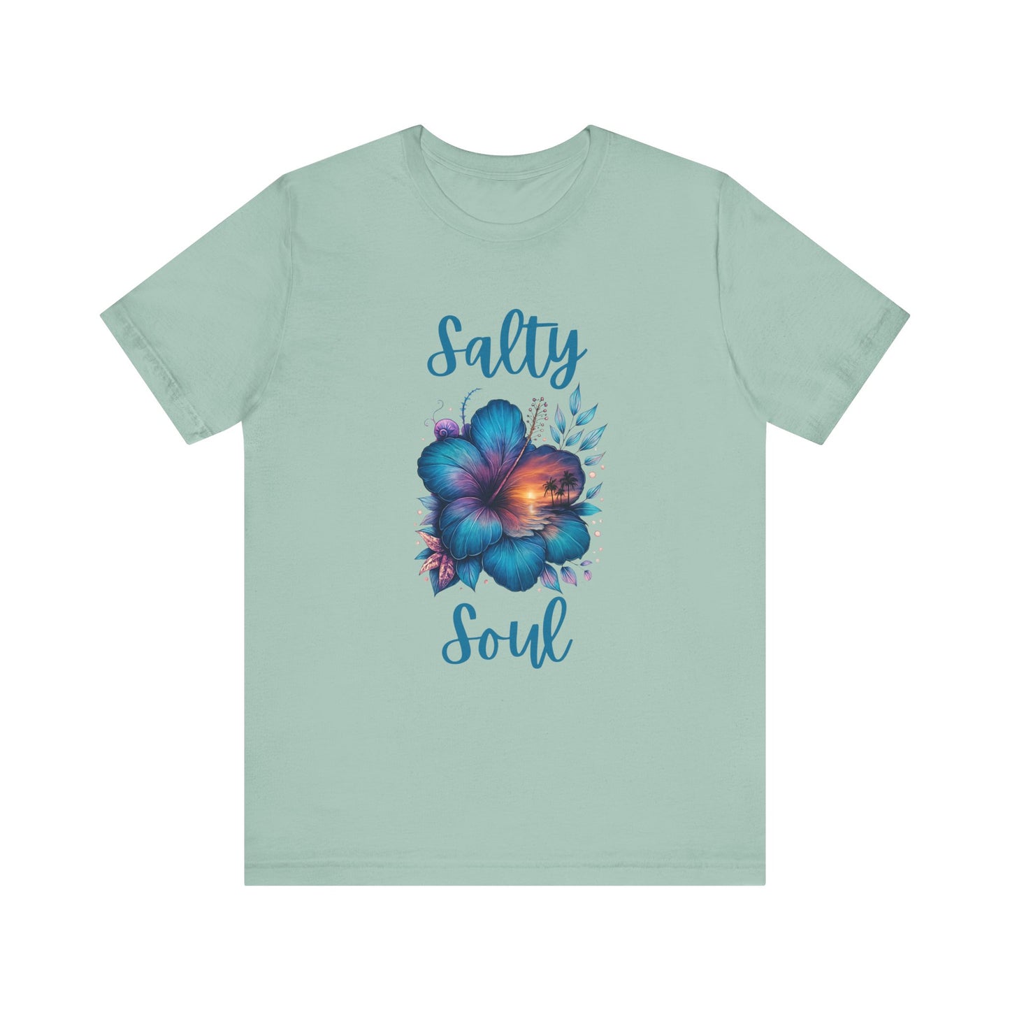 Summer Salty Soul T-shirt, Trendy Summer Shirt, Retro Summer T-shirt - PopCultureByDesign36