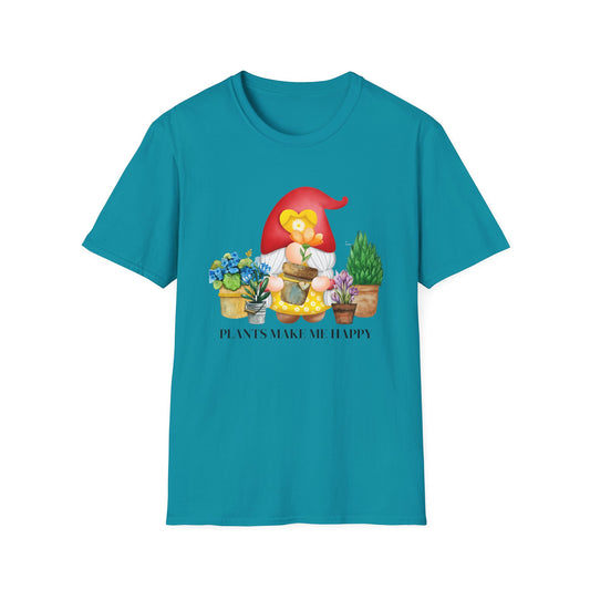 Plants make me happy, Funny Gardening Shirt, Botanic Shirt, Gift for Plant Lover - PopCultureByDesign36