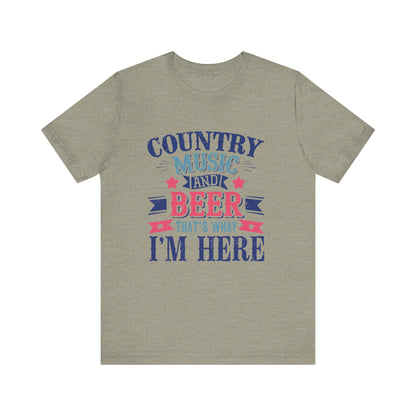 Country Music and Beer Shirt, Country Music Lover, Old Rodeo Shirt - PopCultureByDesign36